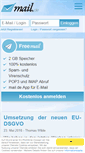 Mobile Screenshot of mail.de